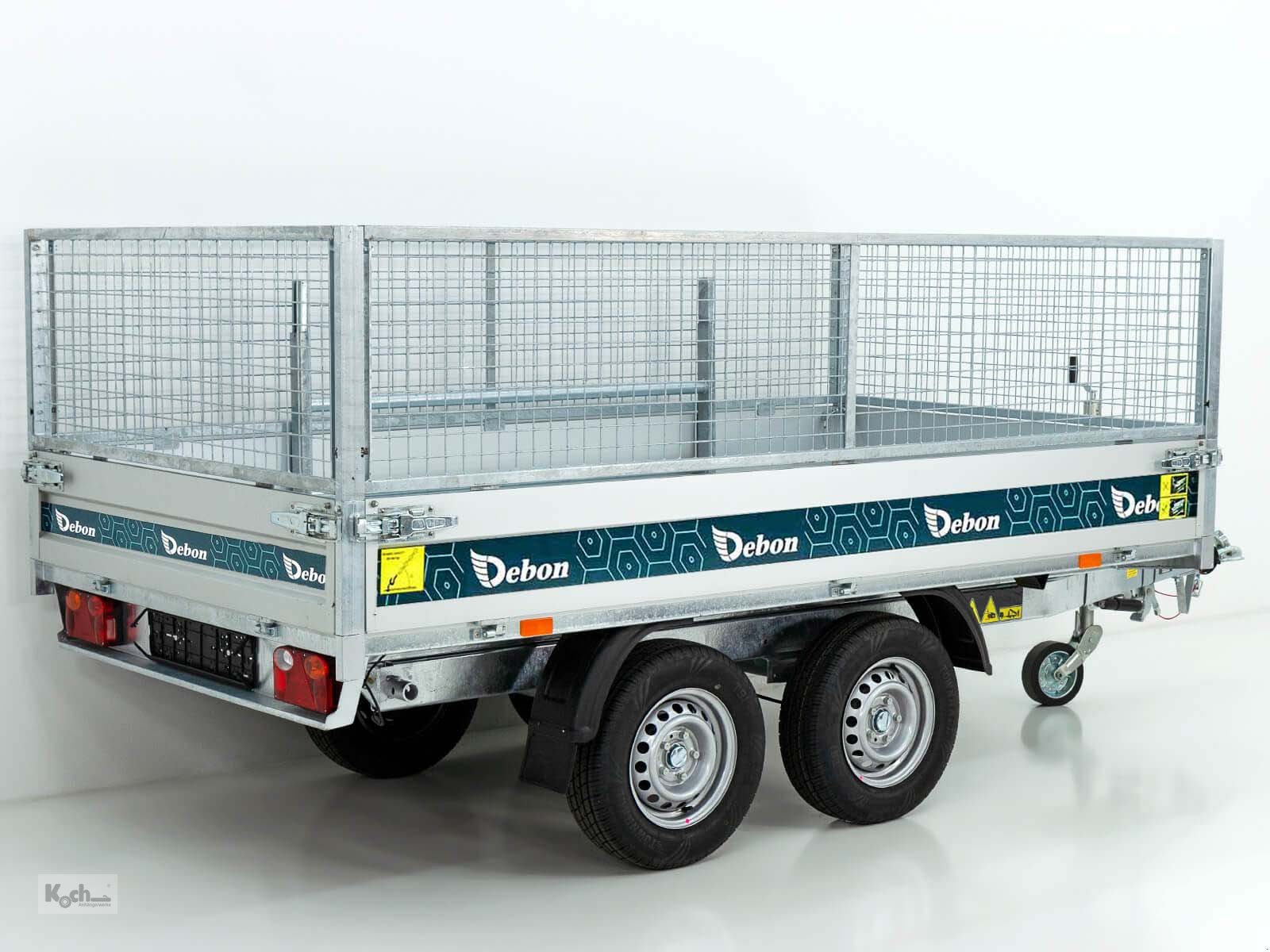 Anhänger του τύπου Sonstige Heckkipper 155x305cm 2,0t|E-Pumpe|Gitter 60cm|AKTION (Ki12311667So), Neumaschine σε Winsen (Luhe) (Φωτογραφία 4)